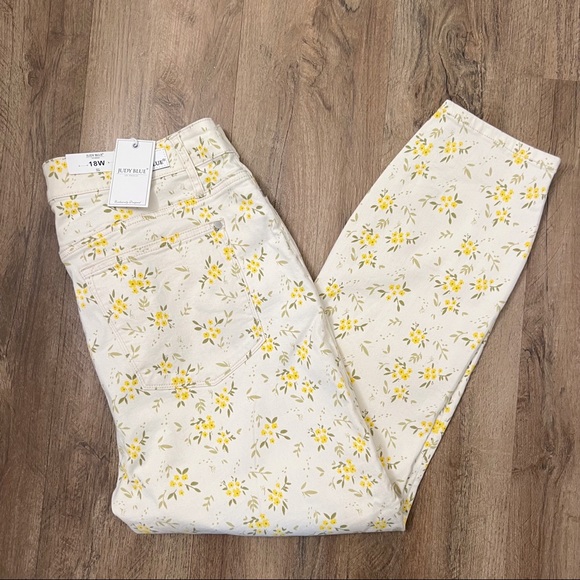 Judy Blue Golden Meadow Floral Skinny Jeans - Picture 7 of 13